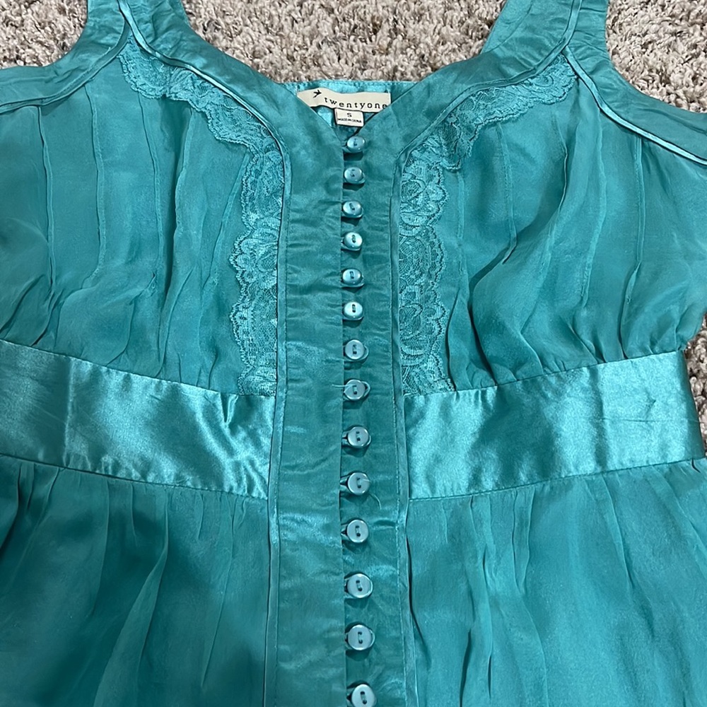 Y2k Forever 21 Button-Up Tank - image 3